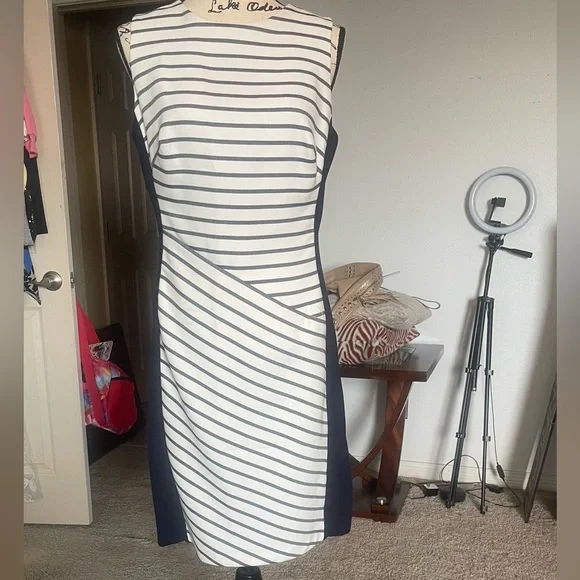 Lauren- Ralph Lauren Navy and White Striped Dress
In a Size 10 - Picture 4 of 11